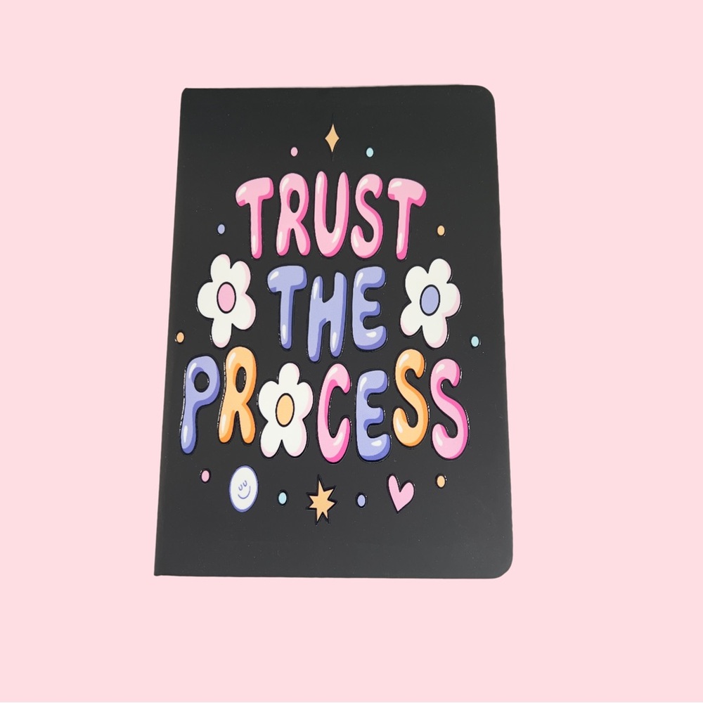 Trust The Process Journal | Affirmation Notebook | Motivational Self Care Diary